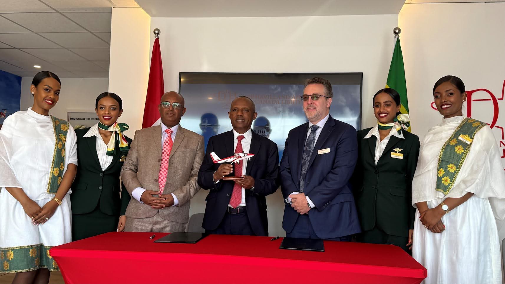 Ethiopian signed a purchase agreement for two new Twin Otter Classic 300-G aircraft with De Havilland Canada
