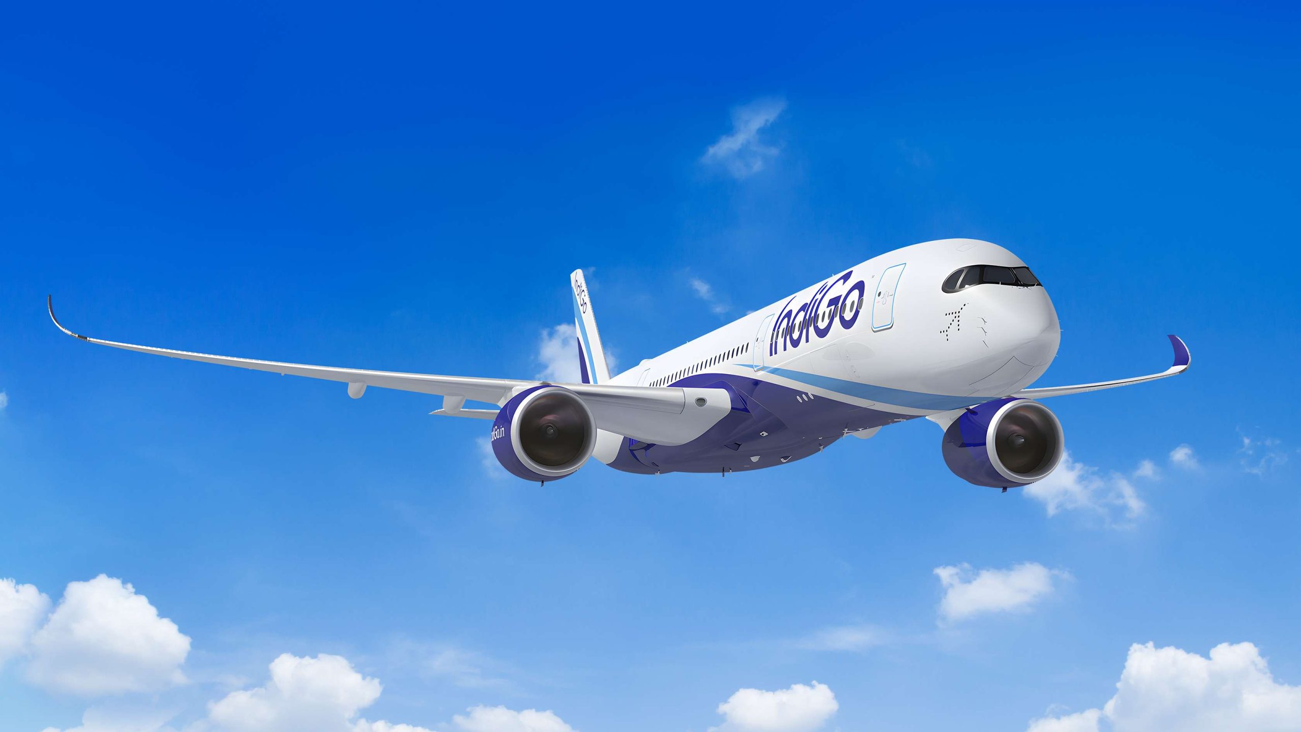 Rendering of the A350-900 in IndiGo livery (Copyright: Airbus)