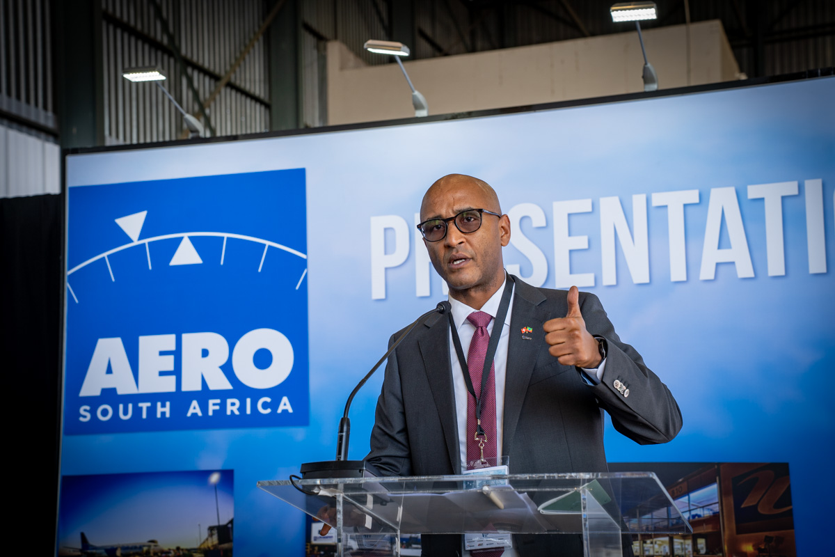 Dawit Lemma, Chair of the African Business Aviation Association (AfBAA), Picture by Craig Dean