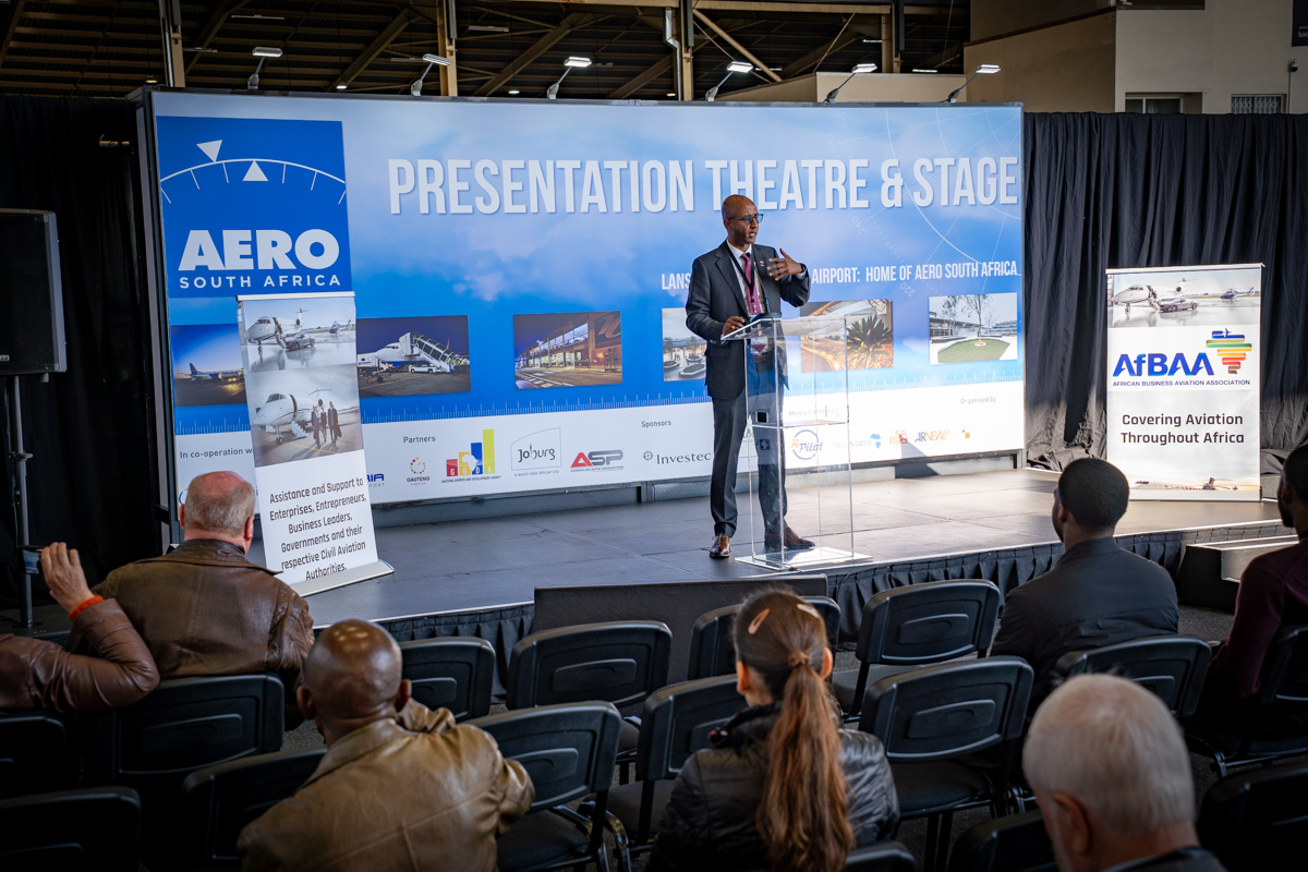 Dawit Lemma, Chair of the African Business Aviation Association (AfBAA), Picture by Craig Dean