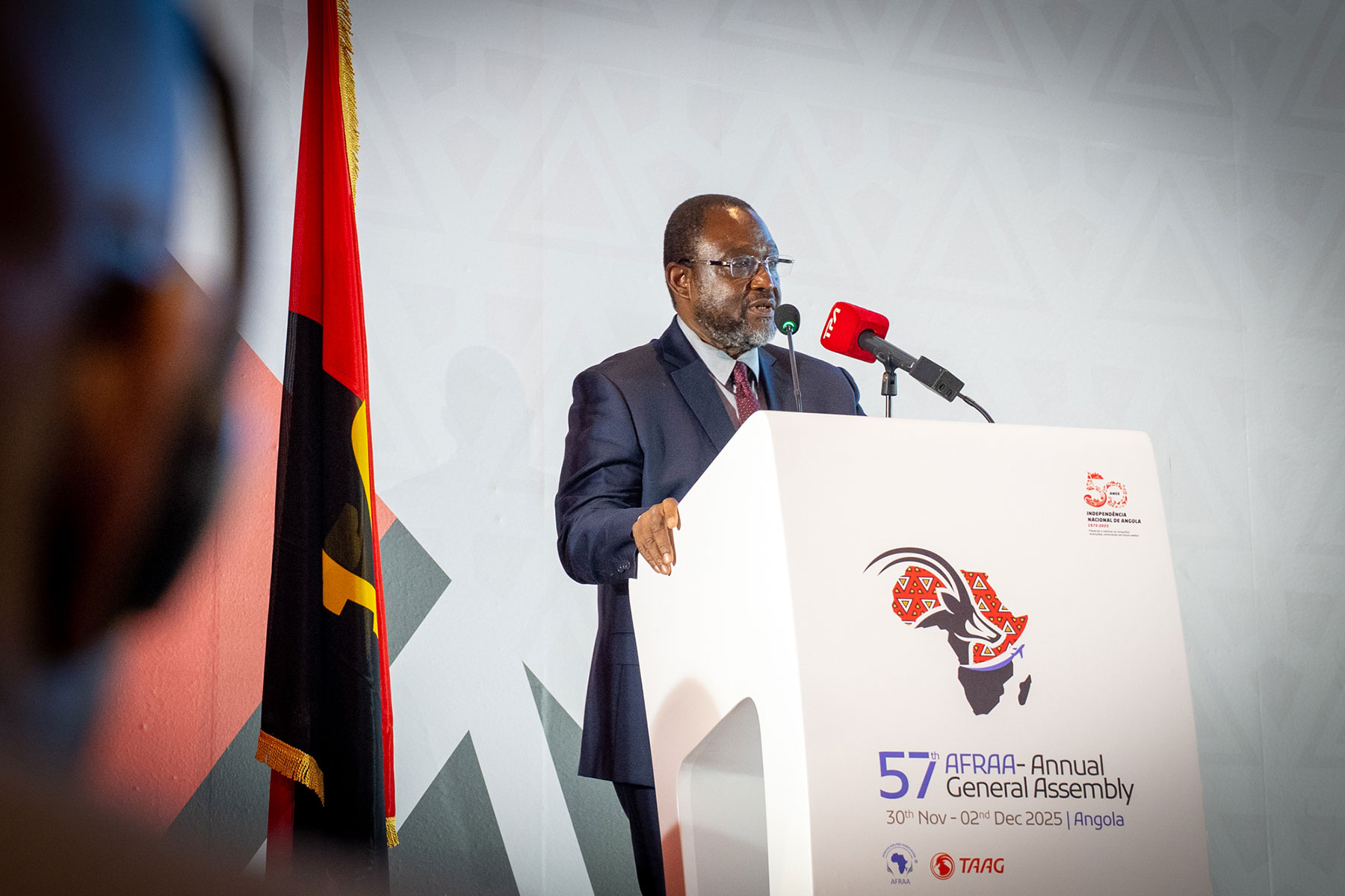 Abderahmane Berthé, Association’s Secretary General, African Airlines Association (AFRAA). Photo Credit ©African Pilot // Craig Dean