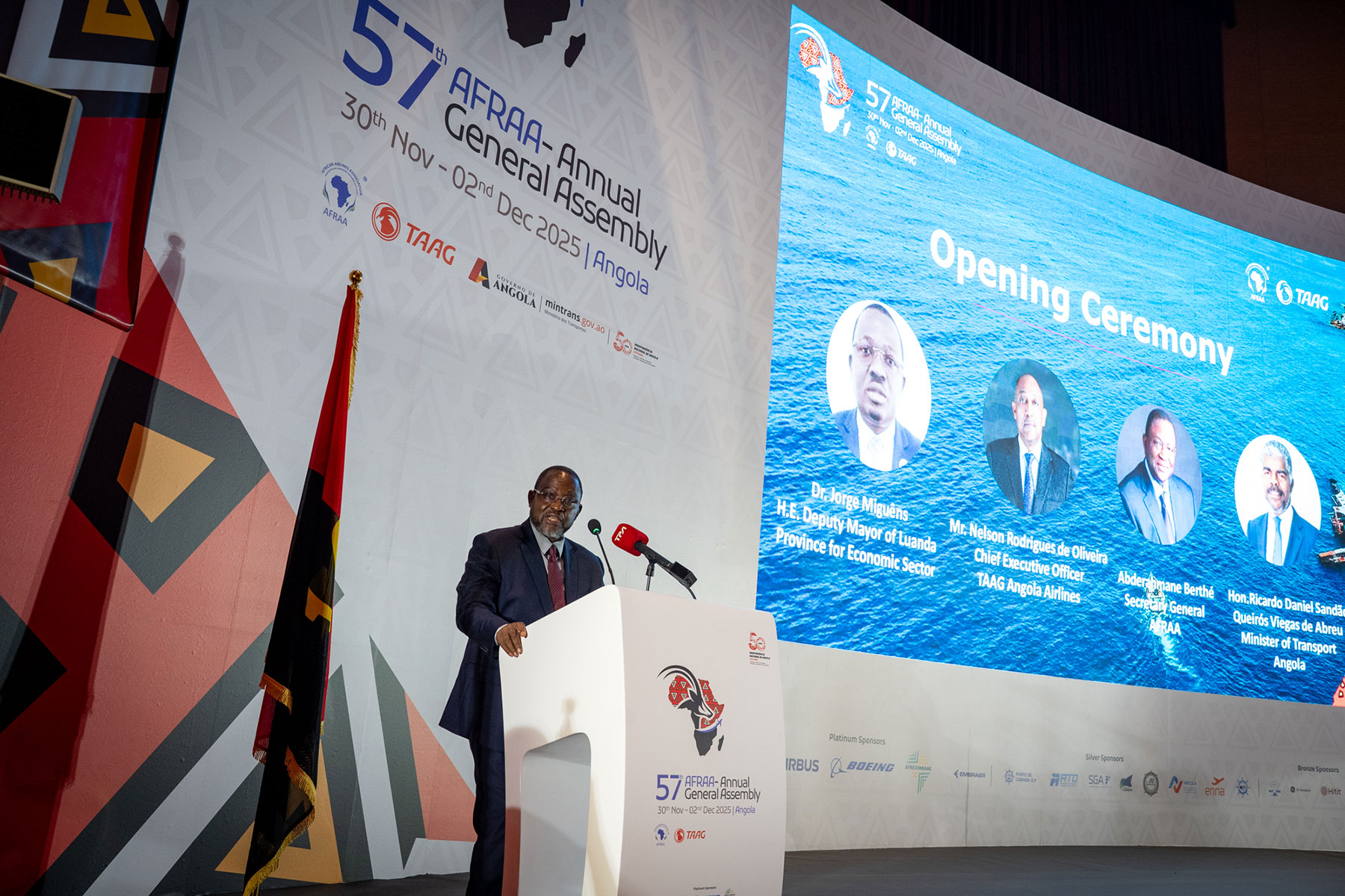 Abderahmane Berthé, Association’s Secretary General, African Airlines Association (AFRAA). Photo Credit ©African Pilot // Craig Dean