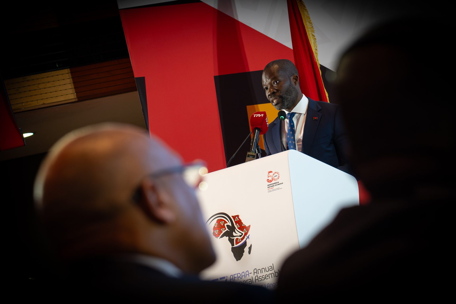 Angolan Secretary of State for Land Transport, Jorge Bengue Calumbo. Photo Credit ©African Pilot // Craig Dean