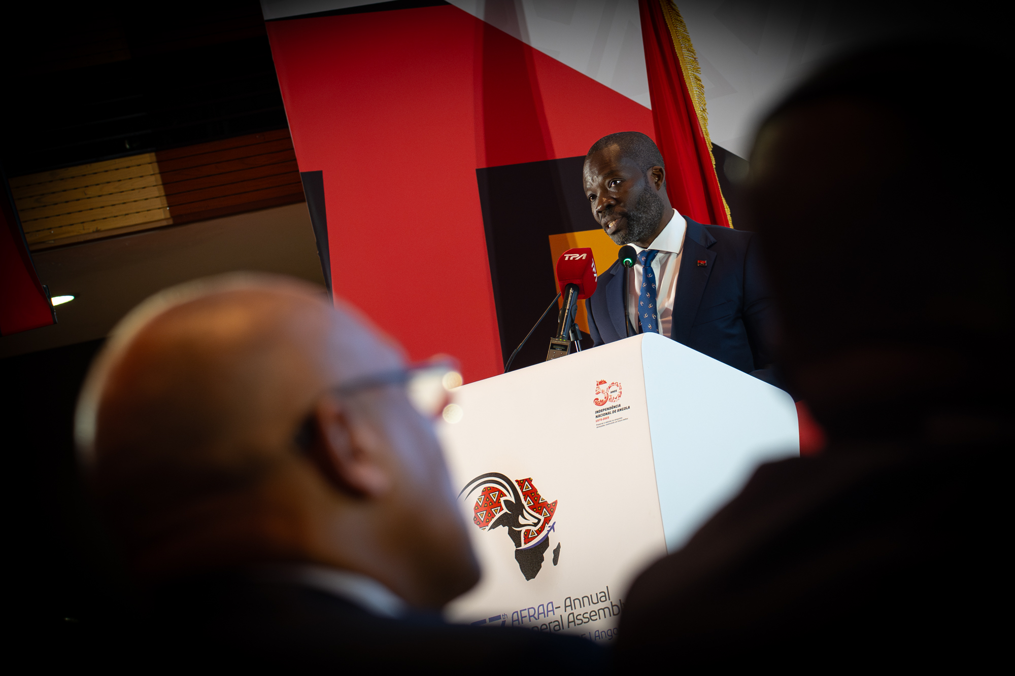 Angolan Secretary of State for Land Transport, Jorge Bengue Calumbo. Photo Credit ©African Pilot // Craig Dean