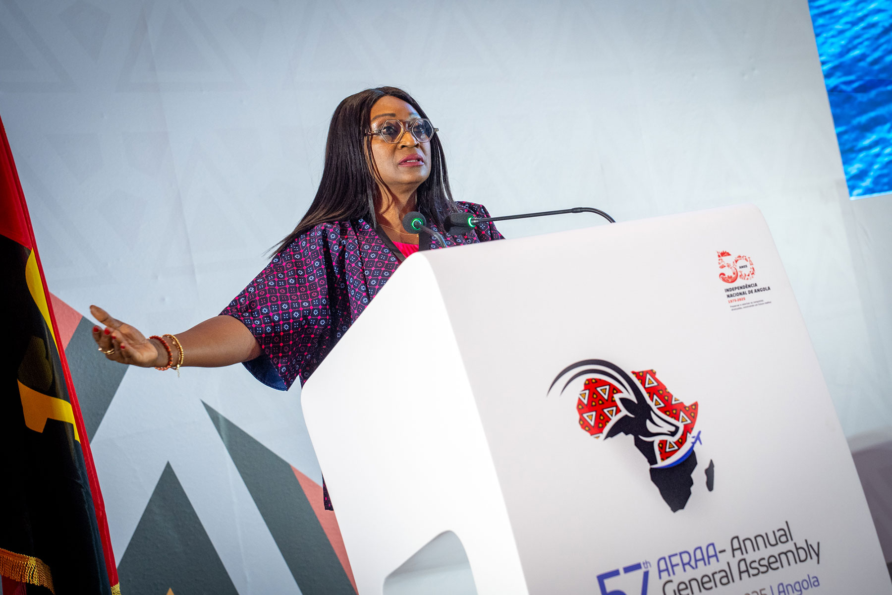 Ms. Adefunke Adeyemi, Secretary General, African Civil Aviation Commission (AFCAC). Photo Credit ©African Pilot // Craig Dean