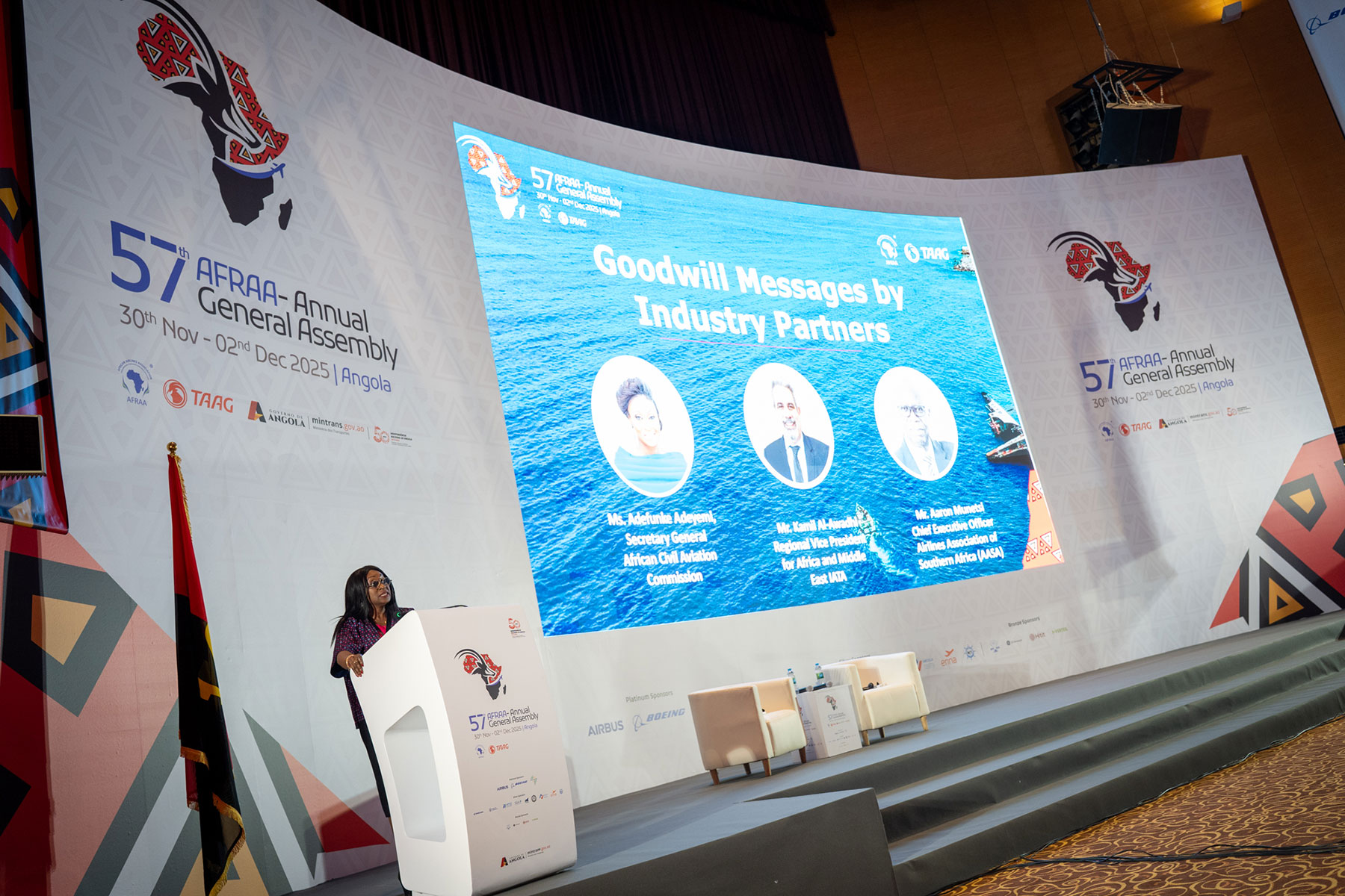 Ms. Adefunke Adeyemi, Secretary General, African Civil Aviation Commission (AFCAC). Photo Credit ©African Pilot // Craig Dean