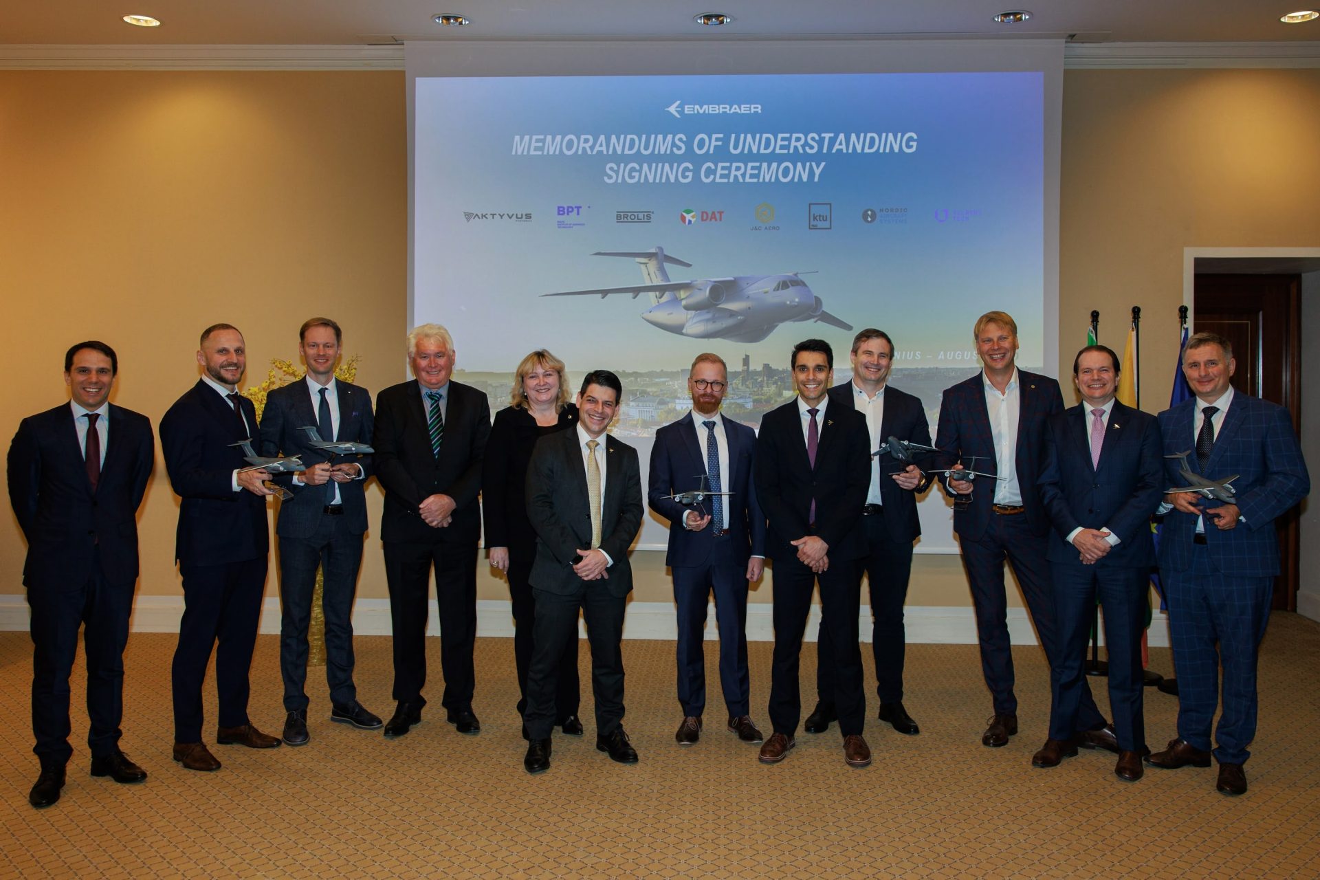 Embraer Defense Europe signs strategic MoUs with Lithuanian Partners
