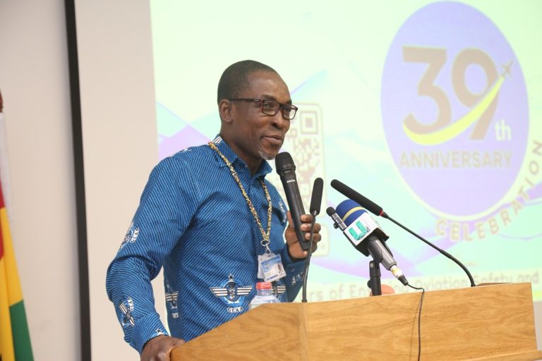 The Ag. Director General, Rev Stephen Wilfred Arthur, delivering remarks at the celebration.