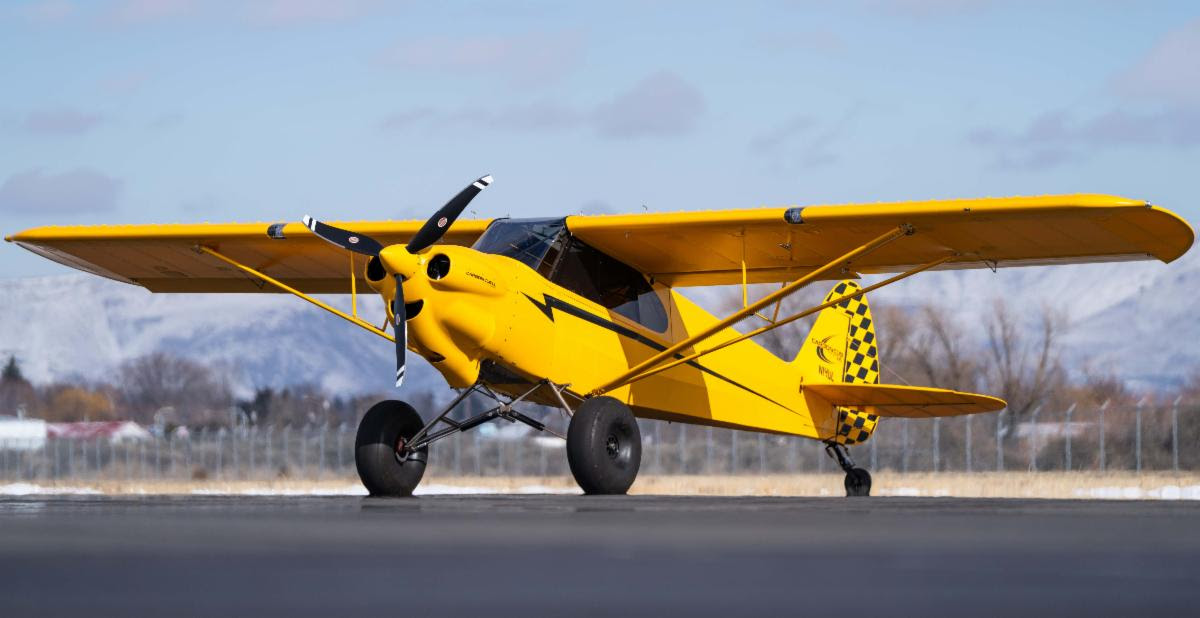 Carbon Cub UL with Kestrel Propeller