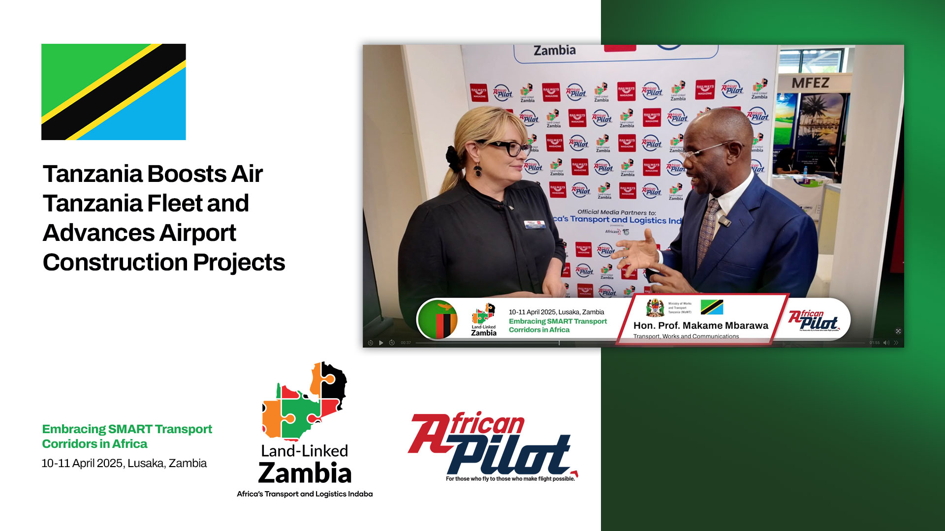 Tanzania Boosts Air Tanzania Fleet and Advances Airport Construction Projects