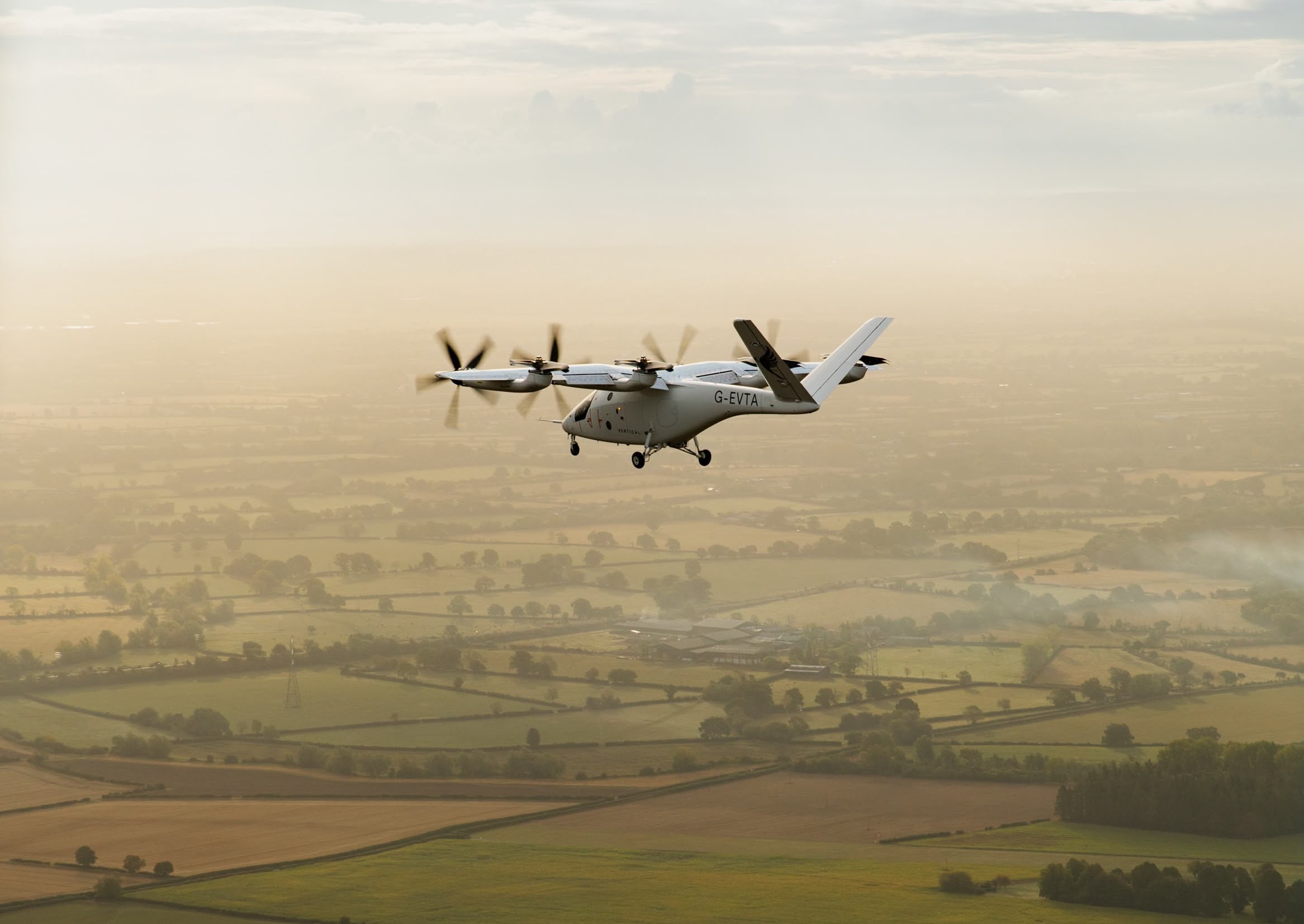 The piloted VX4 prototype during Phase 3 of wingborne testing