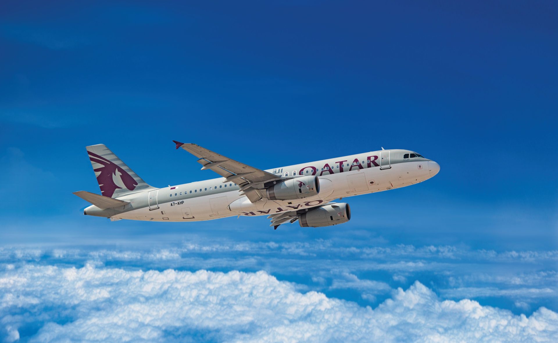 Qatar Airways Airbus A320 exterior