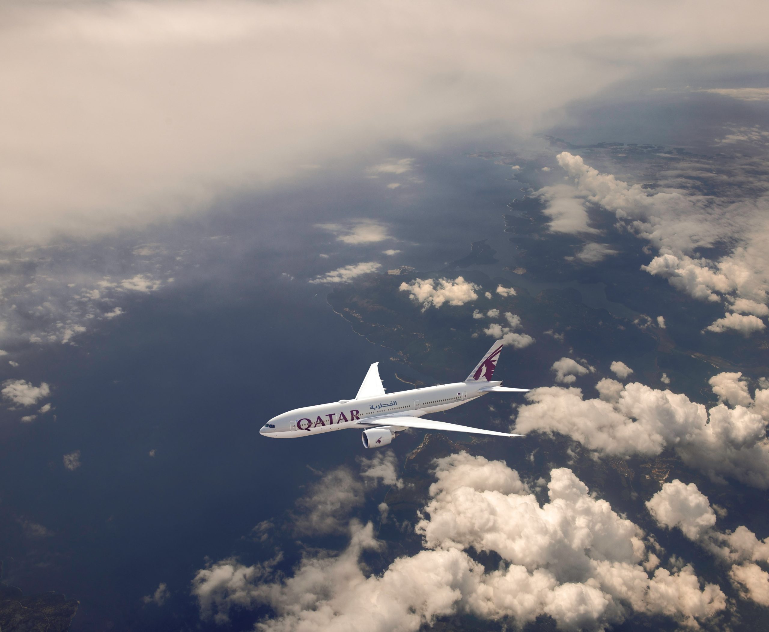 Qatar Airways B777exterior pic