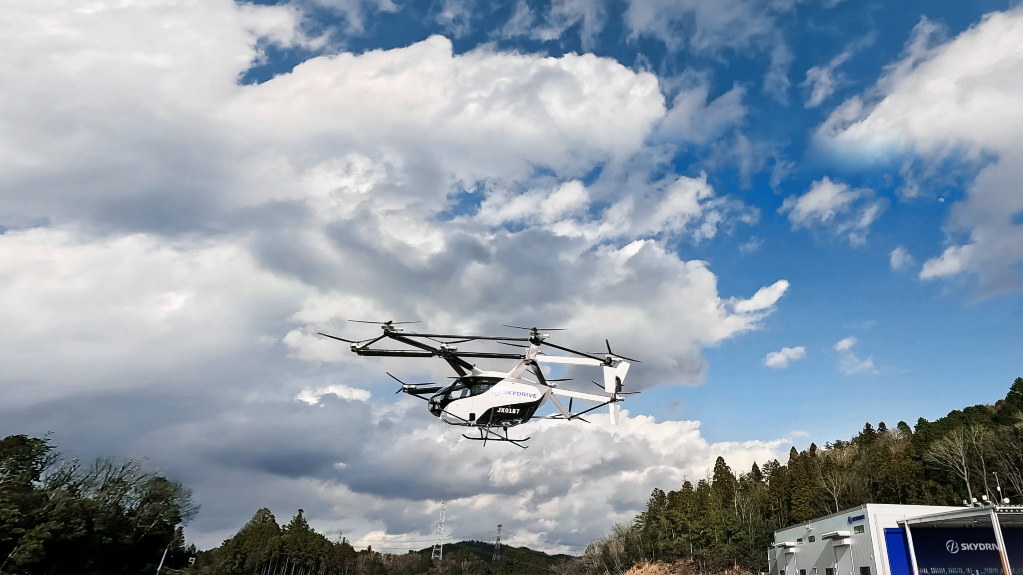 SkyDrive’s 3-seater eVTOL Takes to the Skies