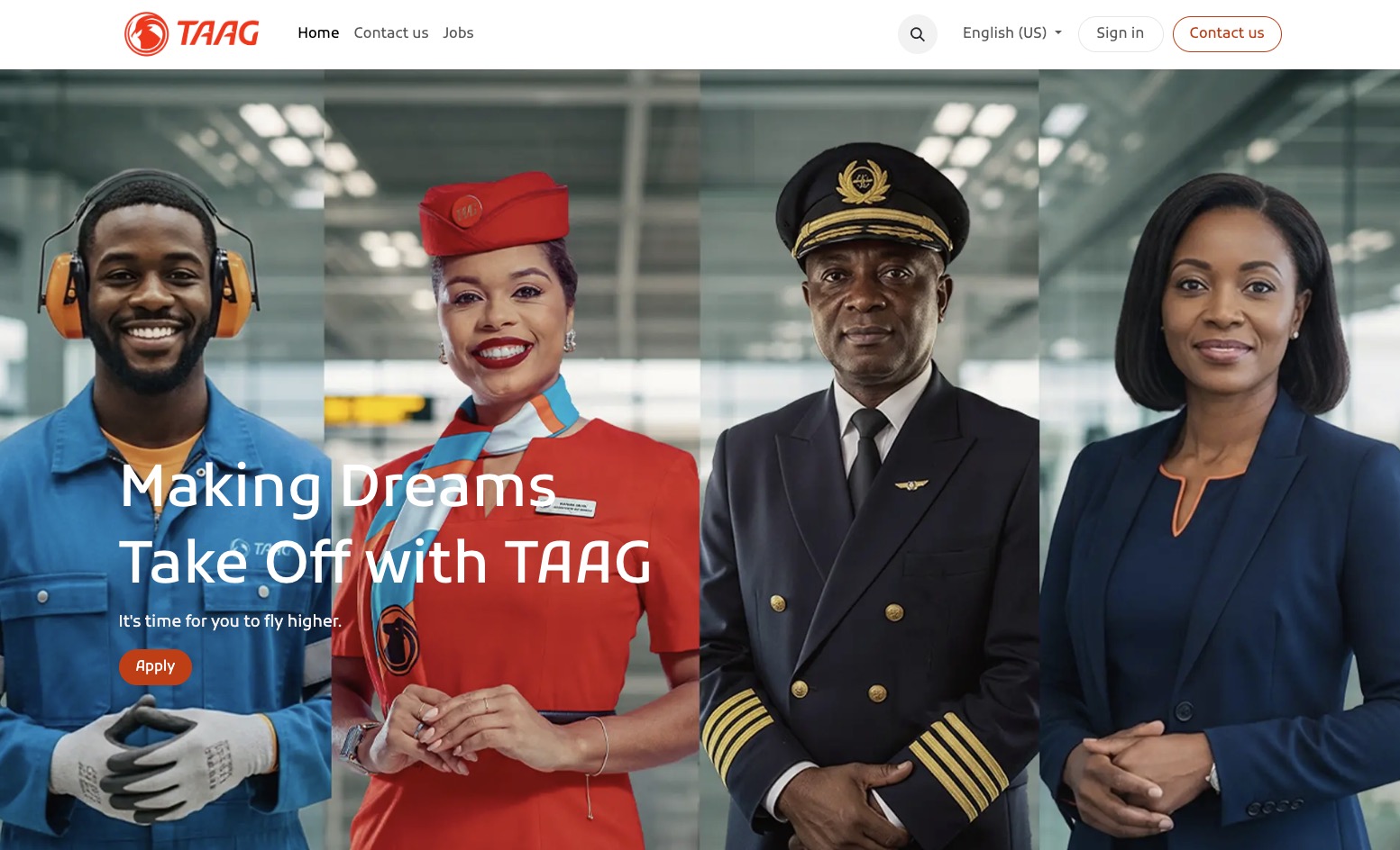 TAAG Launches Official Recruitment Portal