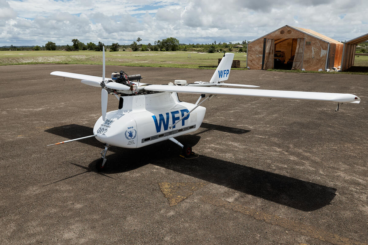 WFP launched First-Ever UAS Operation for Humanitarian Assistance Delivery and delivered specialized nutritious food to vulnerable communities near Farafangana, southeastern Madagascar, where traditional access is difficult.