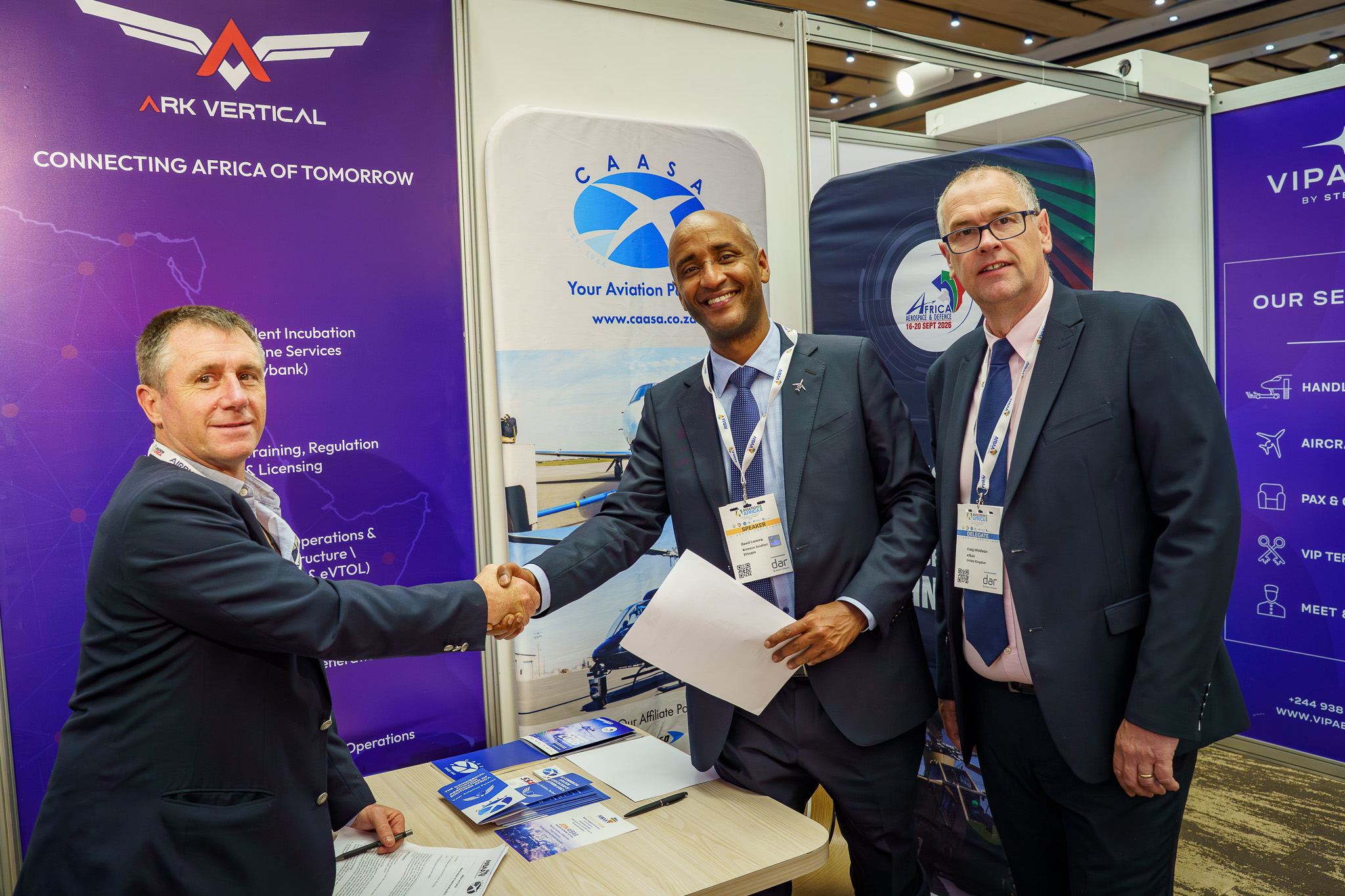 Signing of the MoU with the Commercial Aviation Association of South Africa (CAASA). Photo Credit: ©African Pilot // Craig Dean