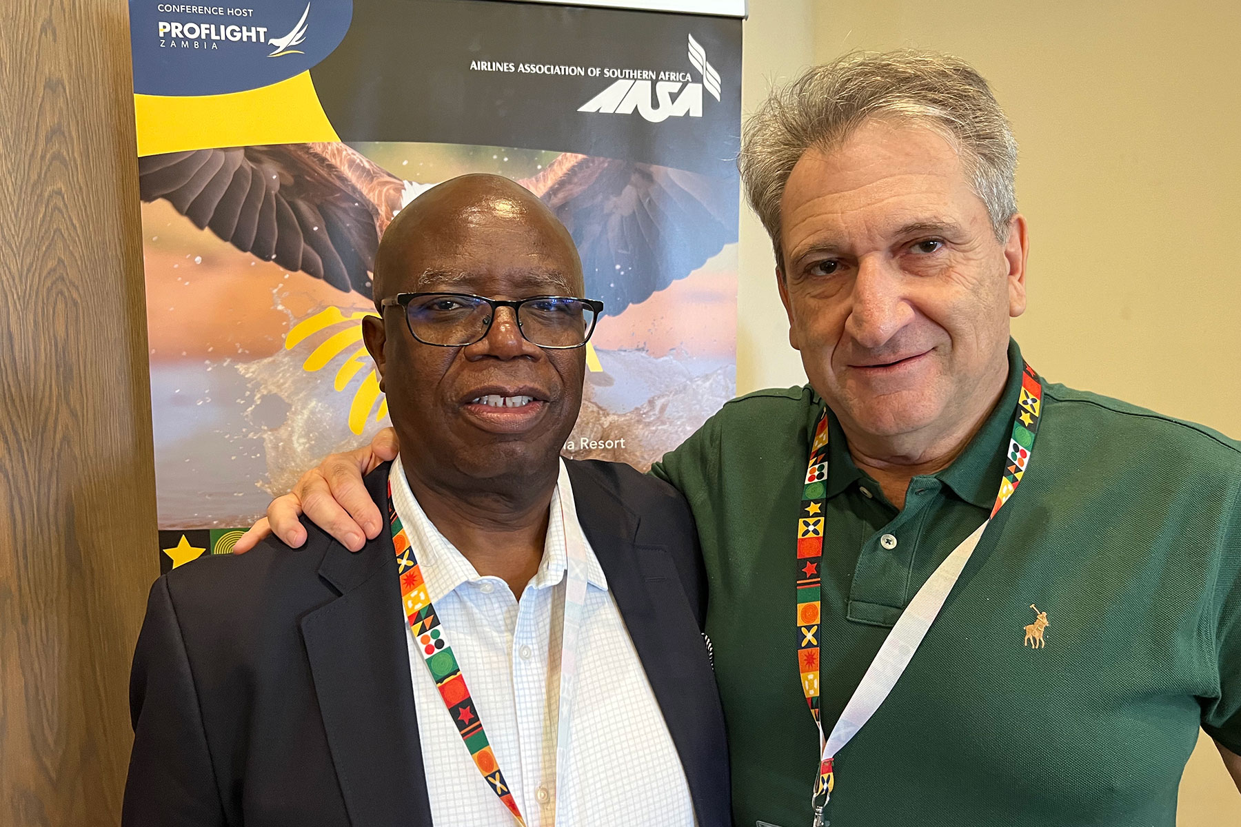 AASA CEO, Aaron Munetsi and incoming AASA Chairperson, Daniel Rosenzweig.