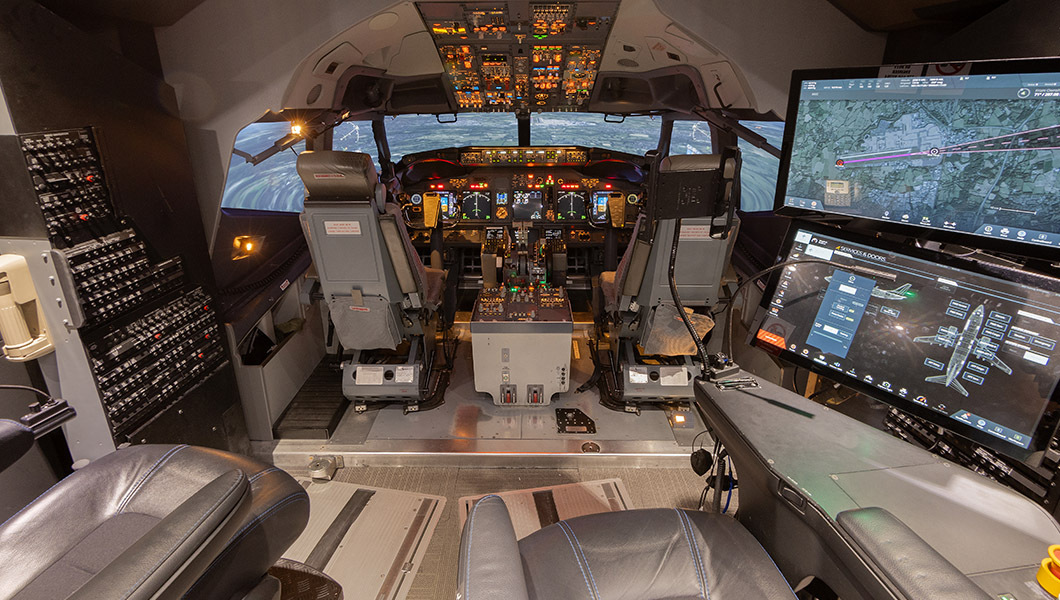 Inside FFS Cockpit - BAA Training