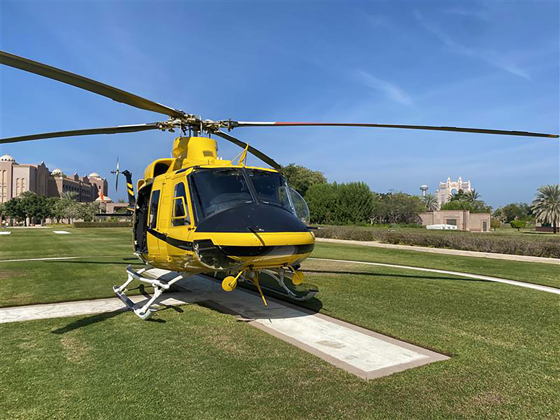 Supplied: SUBARU Bell 412EPX on its first-ever Middle East demonstration tour