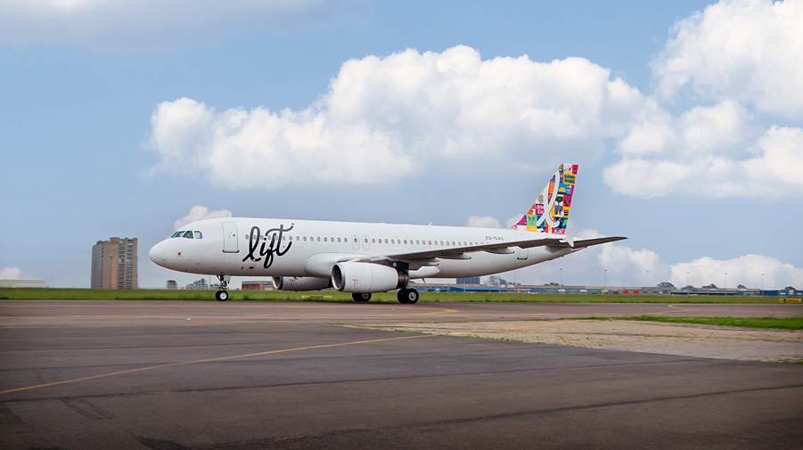 Supplied: She's in the air! LIFT's limited-edition birthday tail