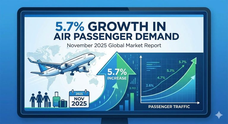 5.7% Growth in Air Passenger Demand in November 2025
