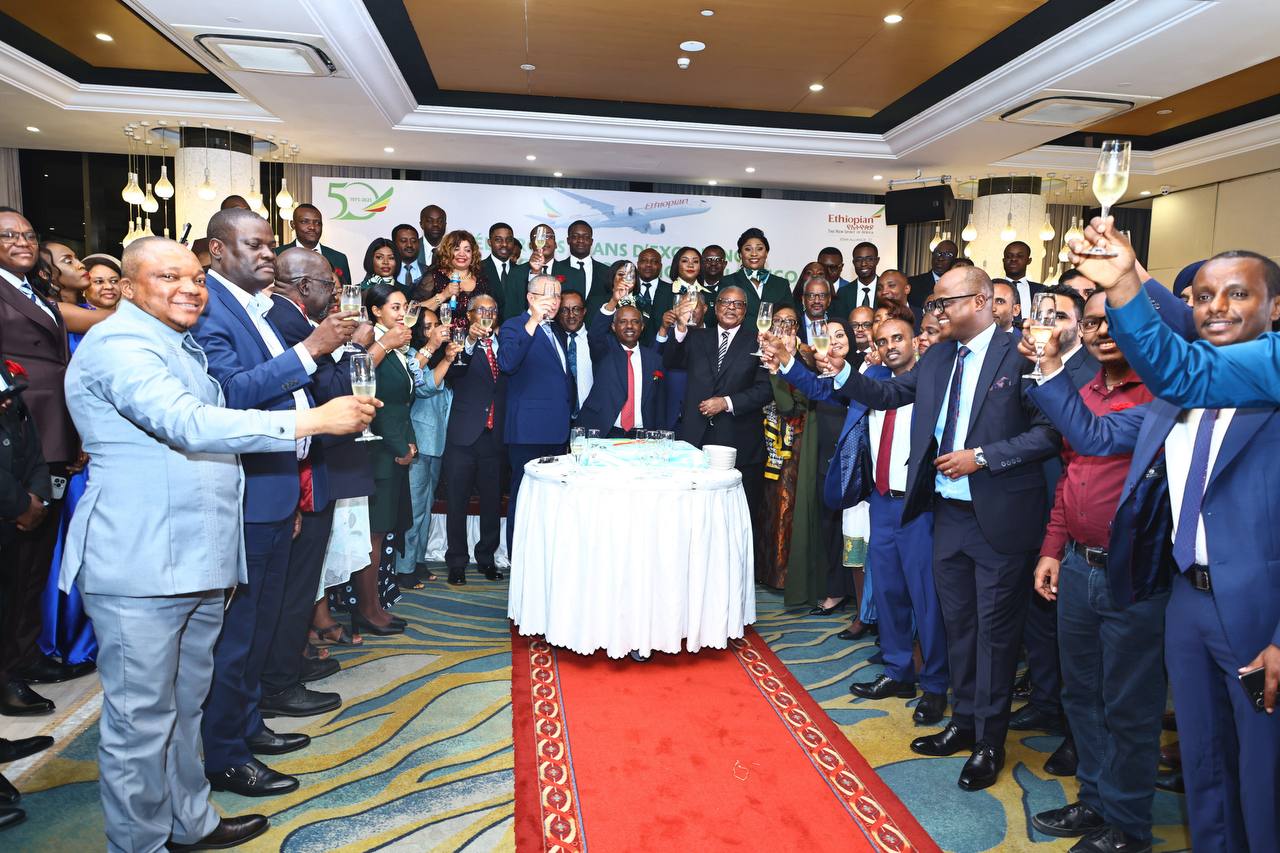 Ethiopian Airlines Celebrates 50 Years of Service to Kinshasa, DRC