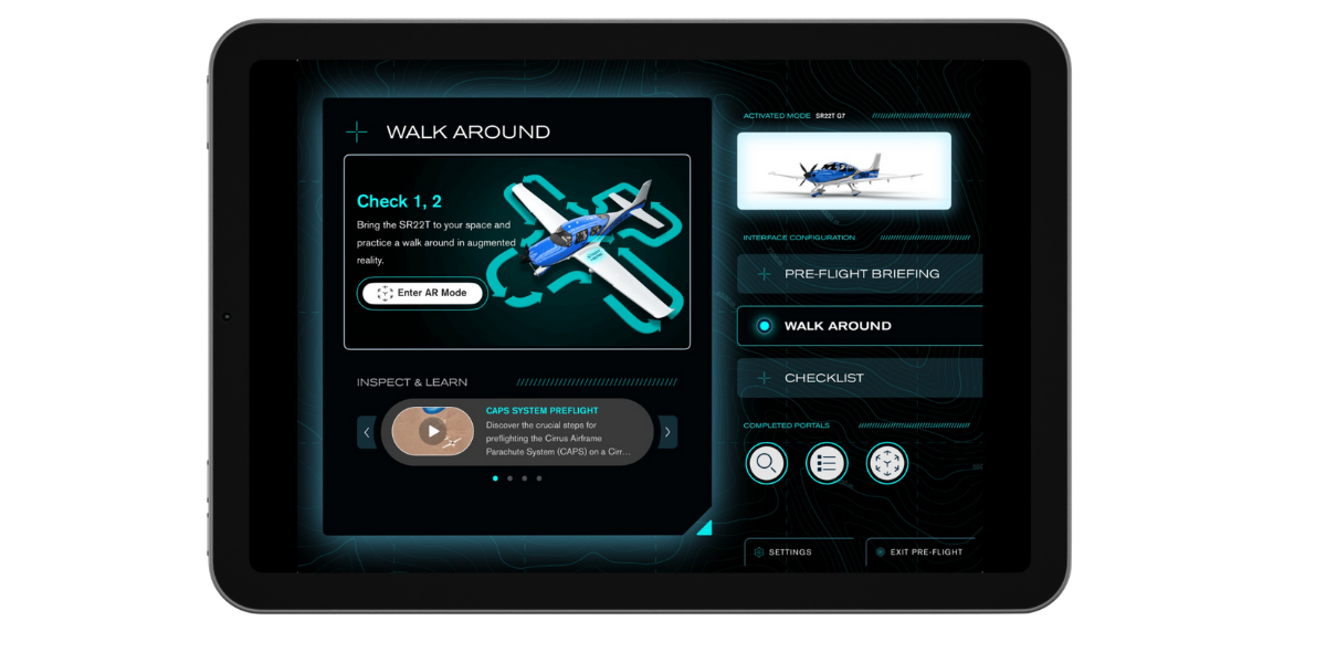 Cirrus Approach app, the premier digital mobile tool for flight training in a Cirrus.