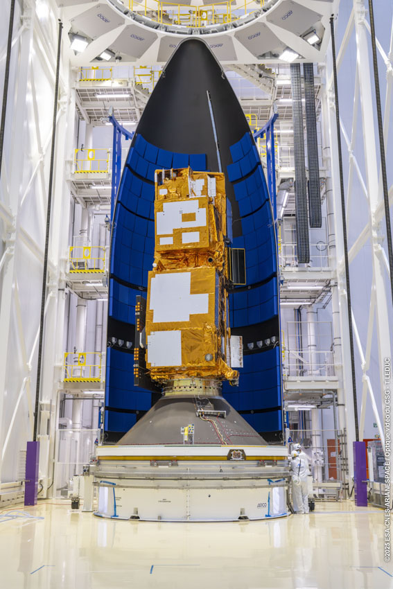 Europe's new era of weather forecasting begins with successful launch of MetOp-SG A1: Optique video du CSG - S Martin - Copyright 2025 ESA-CNES-ARIANESPACE